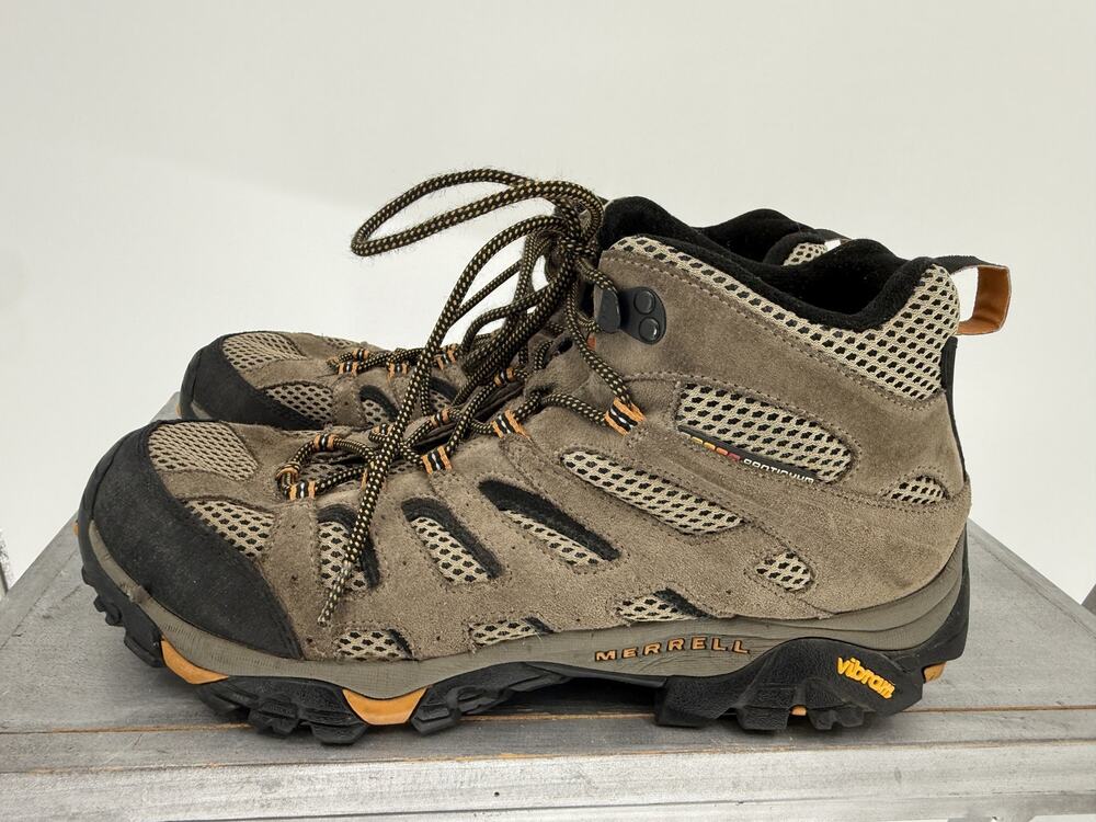 Merrell Moab Ventilator Continuum J86595 Hiking Shoes Men's 13 Walnut Vibram